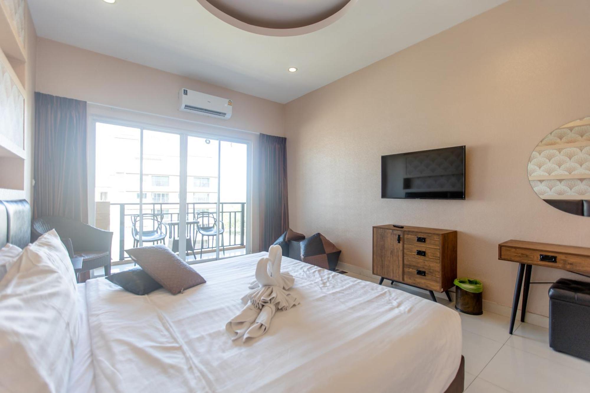 חוף ג'ומטיין Sun Sky Resort Near Beach מראה חיצוני תמונה