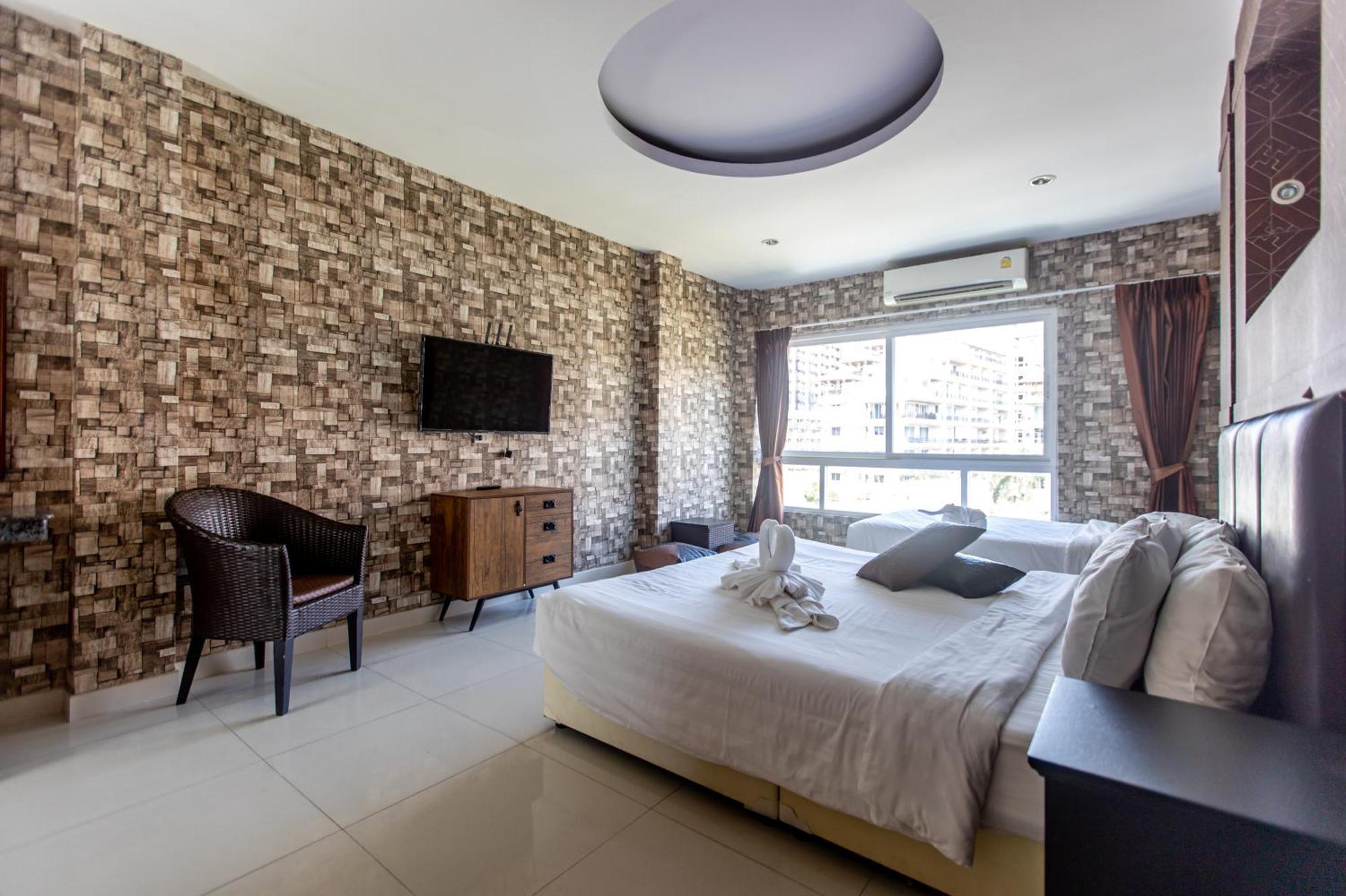 חוף ג'ומטיין Sun Sky Resort Near Beach מראה חיצוני תמונה