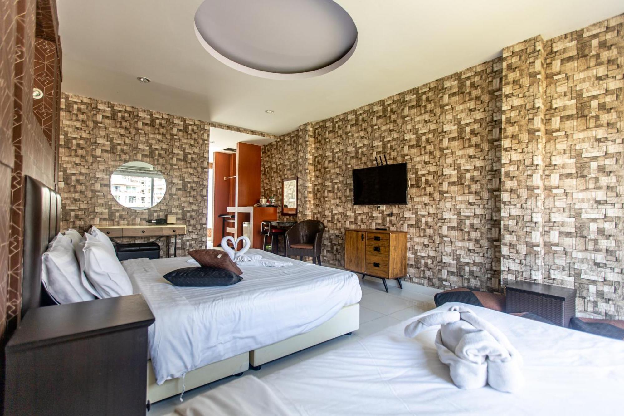 חוף ג'ומטיין Sun Sky Resort Near Beach מראה חיצוני תמונה