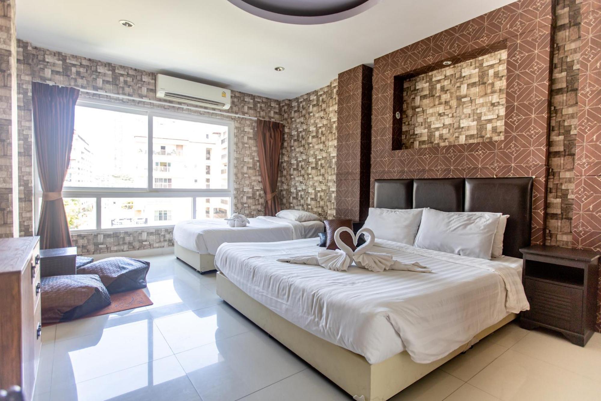 חוף ג'ומטיין Sun Sky Resort Near Beach מראה חיצוני תמונה